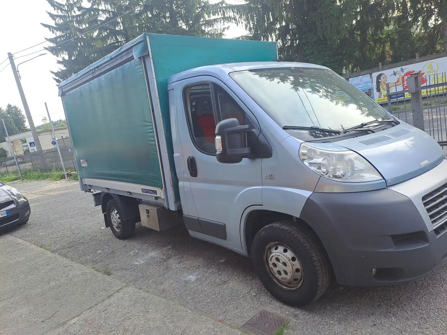 Fiat ducato 2.3 td telone trilaterale eu5 Verde - 1
