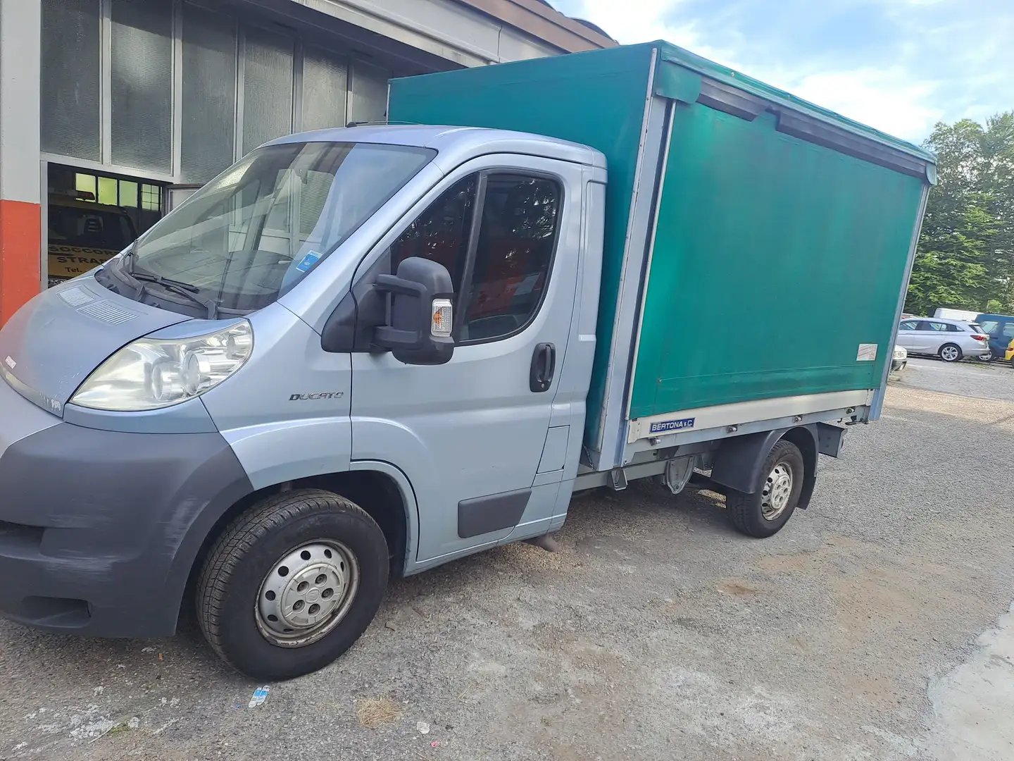 Fiat ducato 2.3 td telone trilaterale eu5 Verde - 2