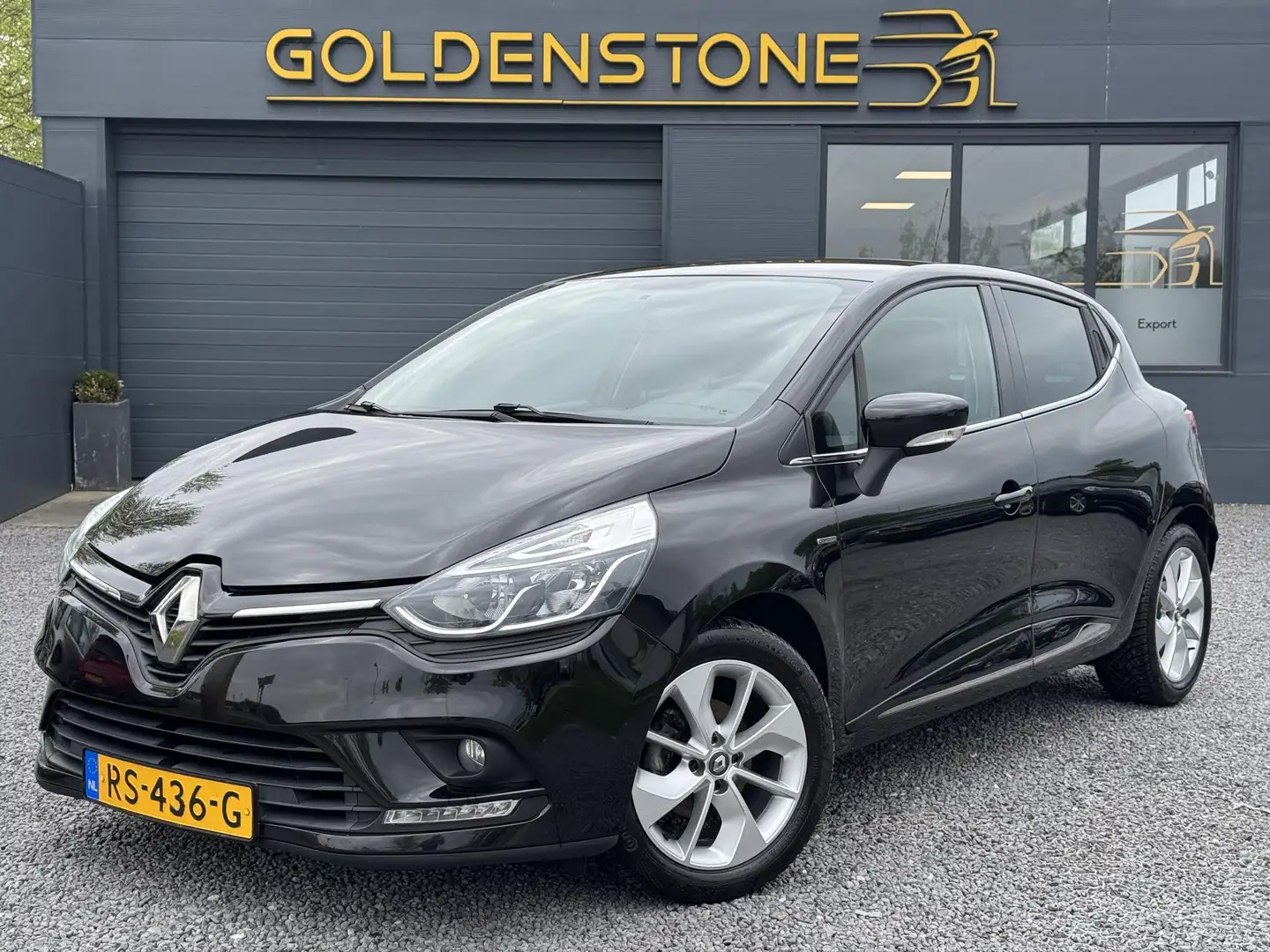 Renault Clio 0.9 TCe Limited 2e Eigenaar,Navi,Airco,Cruise,LM V Zwart - 1