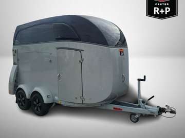 Big Master WCF 2-Pferdeanhänger Silber/Schwarz