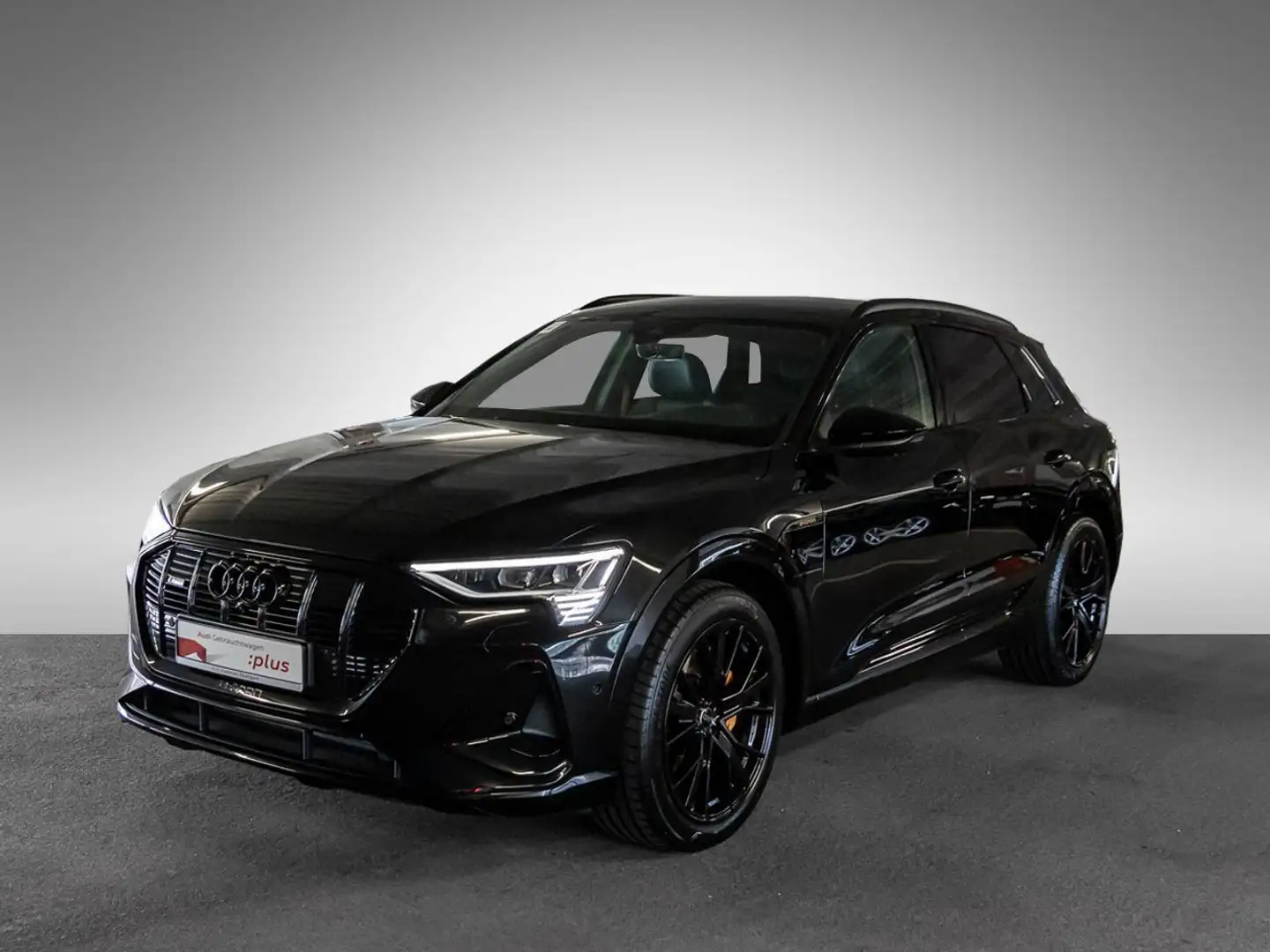 Audi e-tron 55 qu S line Black Edition AHK HeadUp B&O Schwarz - 2