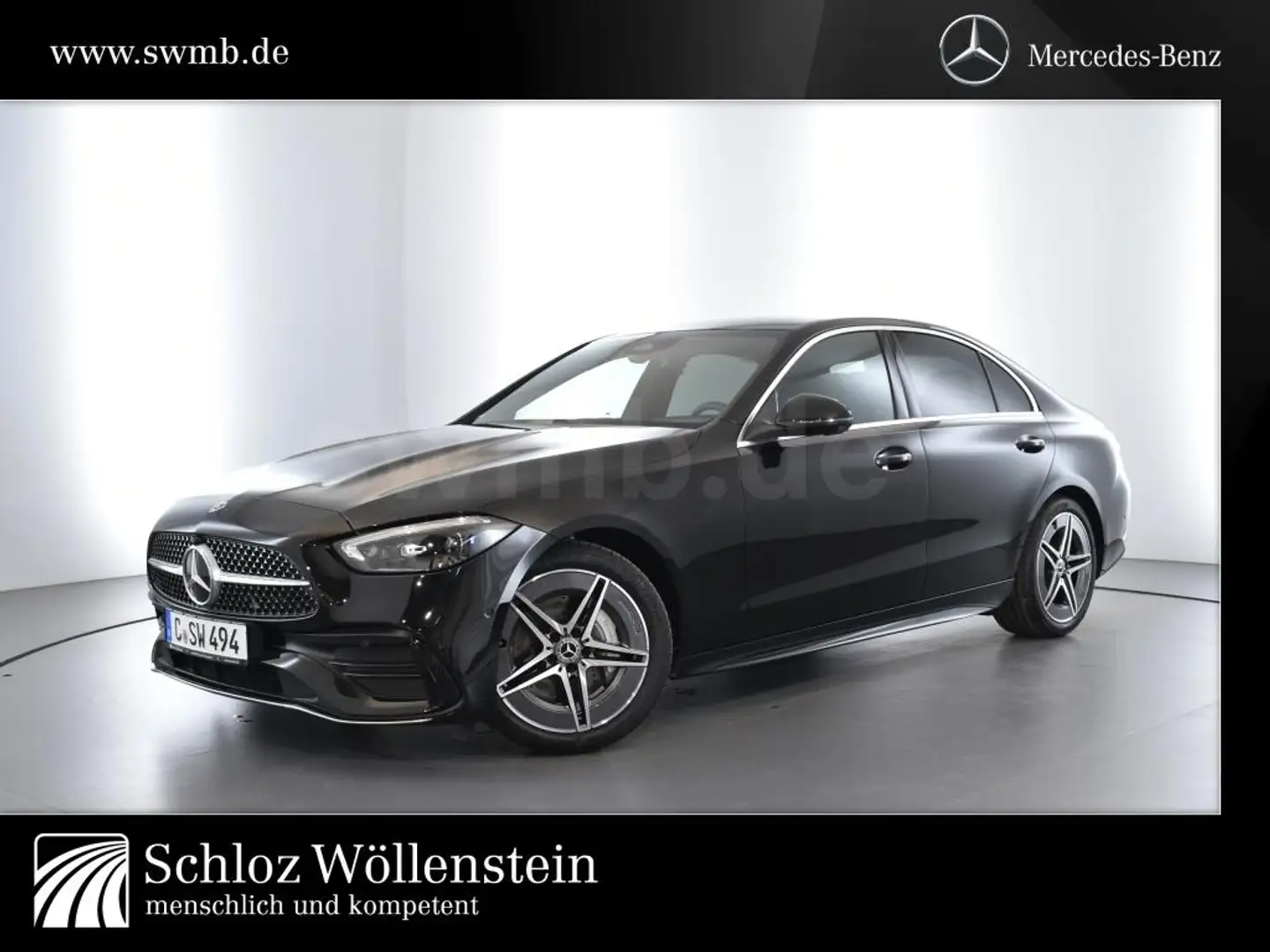 Mercedes-Benz C 220 d 3,99%/AMG/Digital Light/DISTRONIC/Memory /360Ca Noir - 1