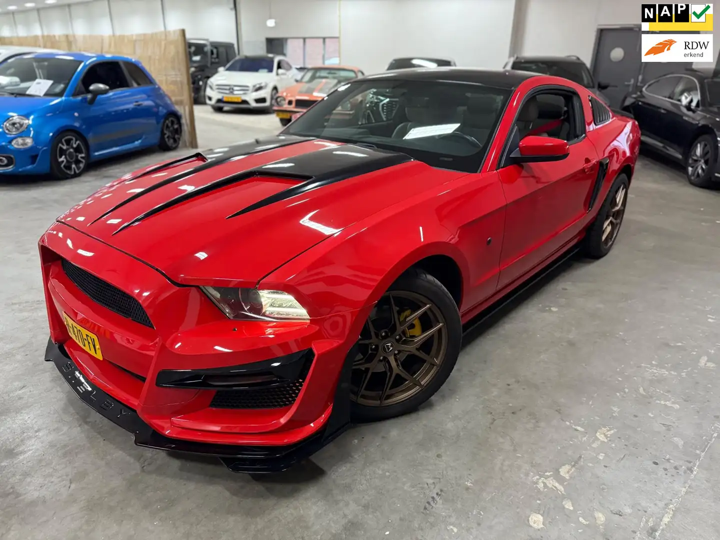 Ford Mustang USA 3.7 V6 / SHELBY BODYKIT / SUPER NETJES / AUTOM Rouge - 1