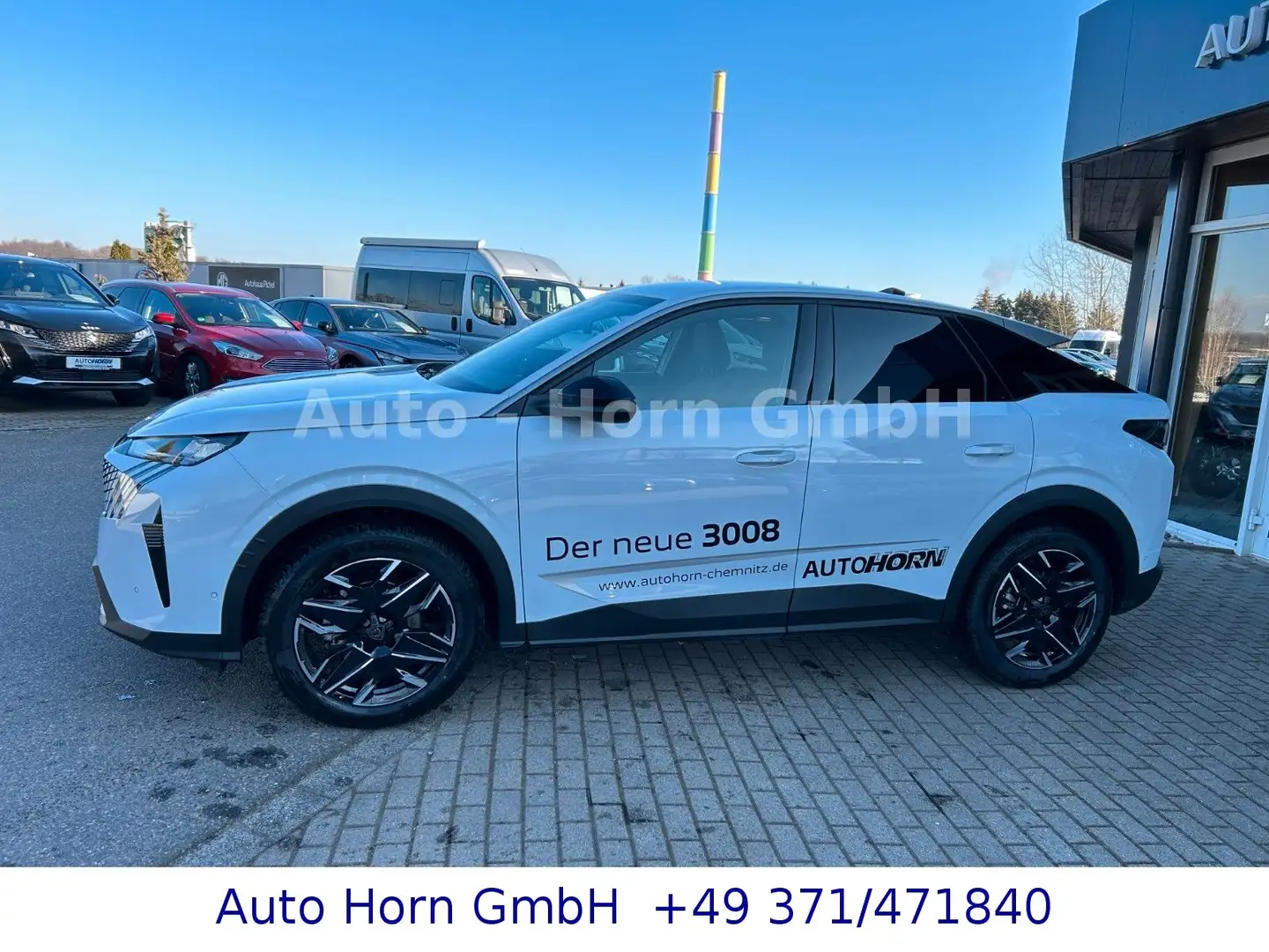 Peugeot 3008 Hybrid 136 Allure Weiß - 2