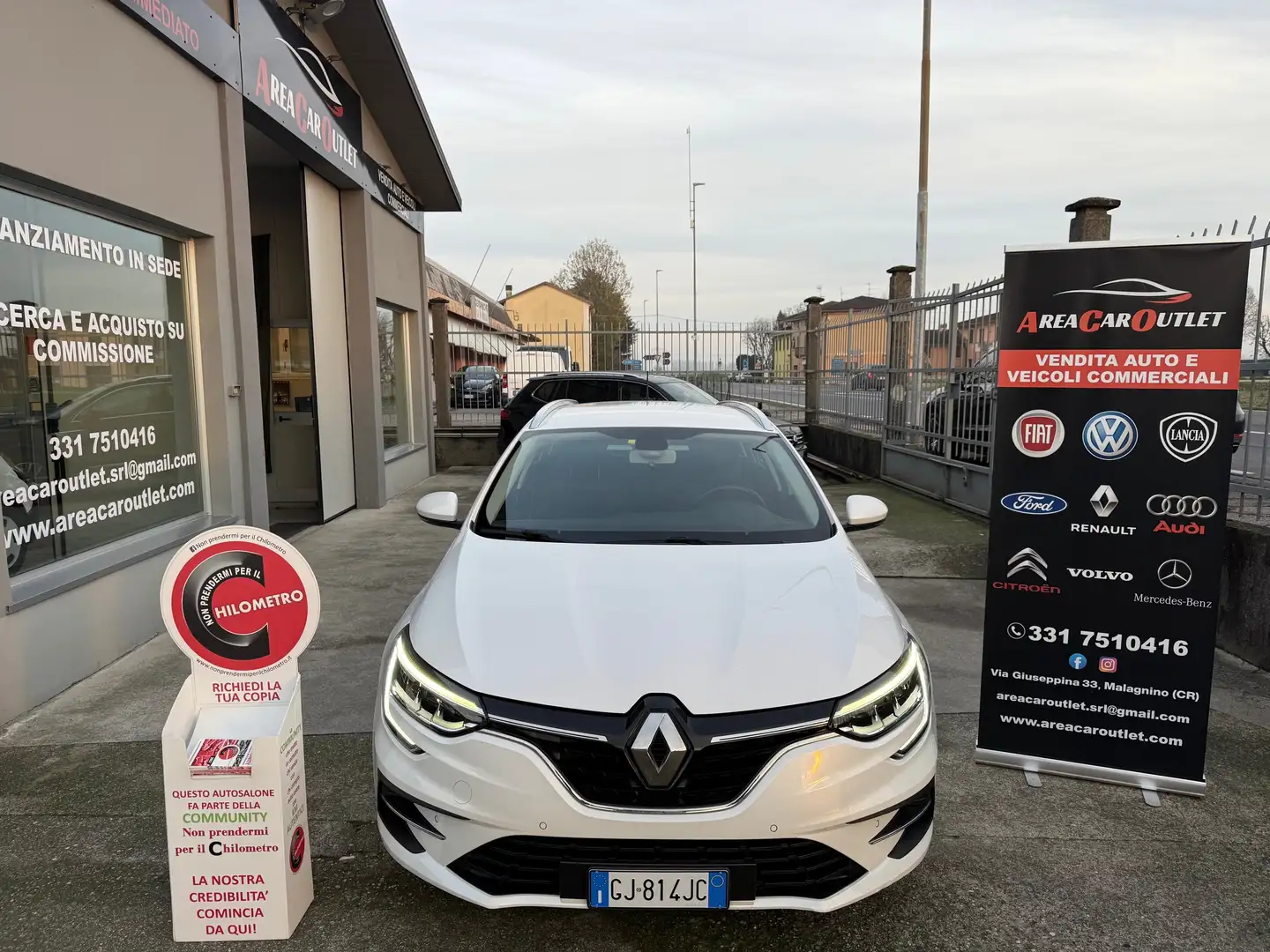 Renault Megane Sporter 1.5 bluedci Business 115cv*N1 AUTOCARRO Biały - 2