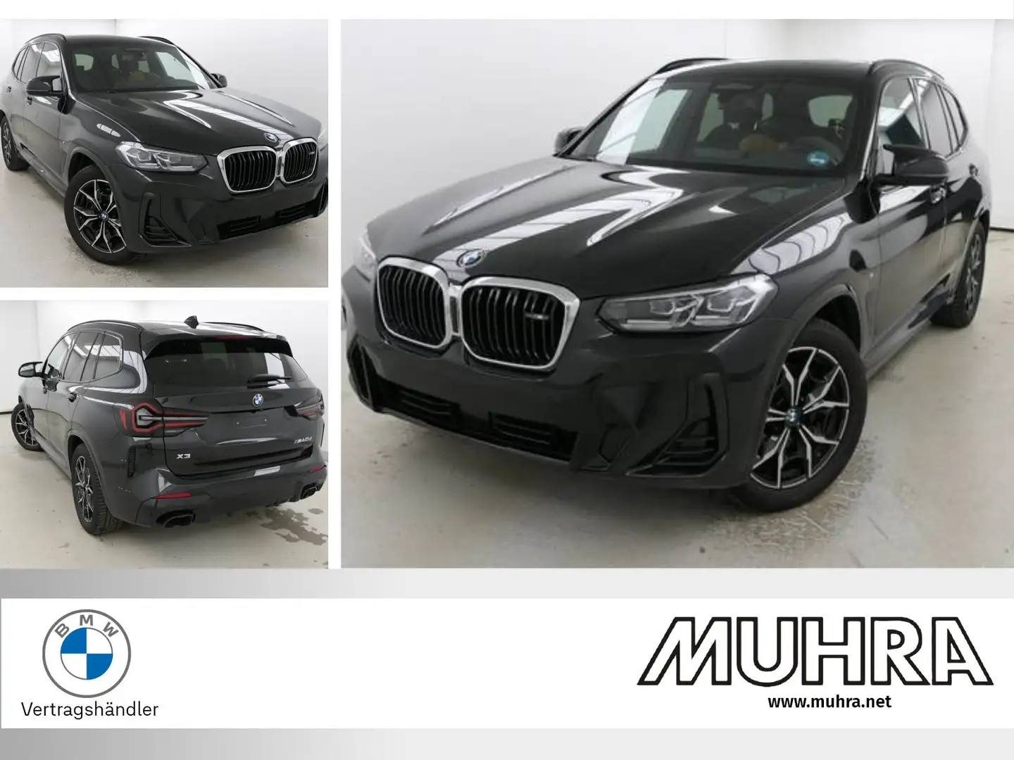 BMW X3 M 40d M Sport AHK Pano Memorysitz Harman Kardon Lenk Schwarz - 1