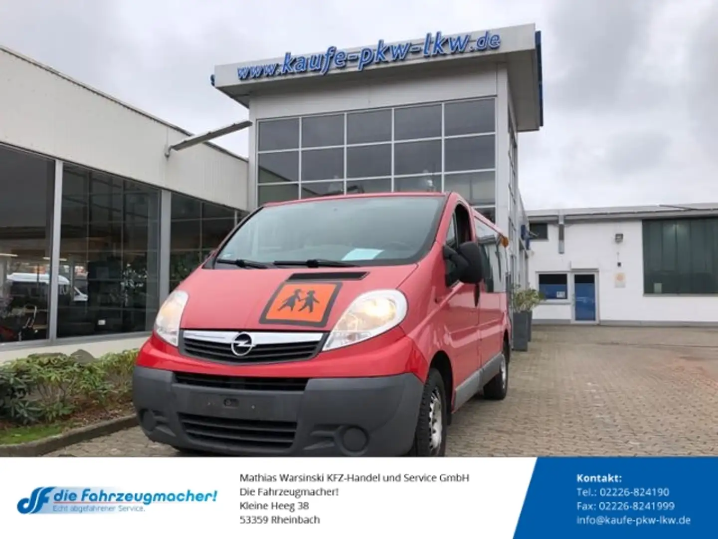 Opel Vivaro 8052 Rouge - 1