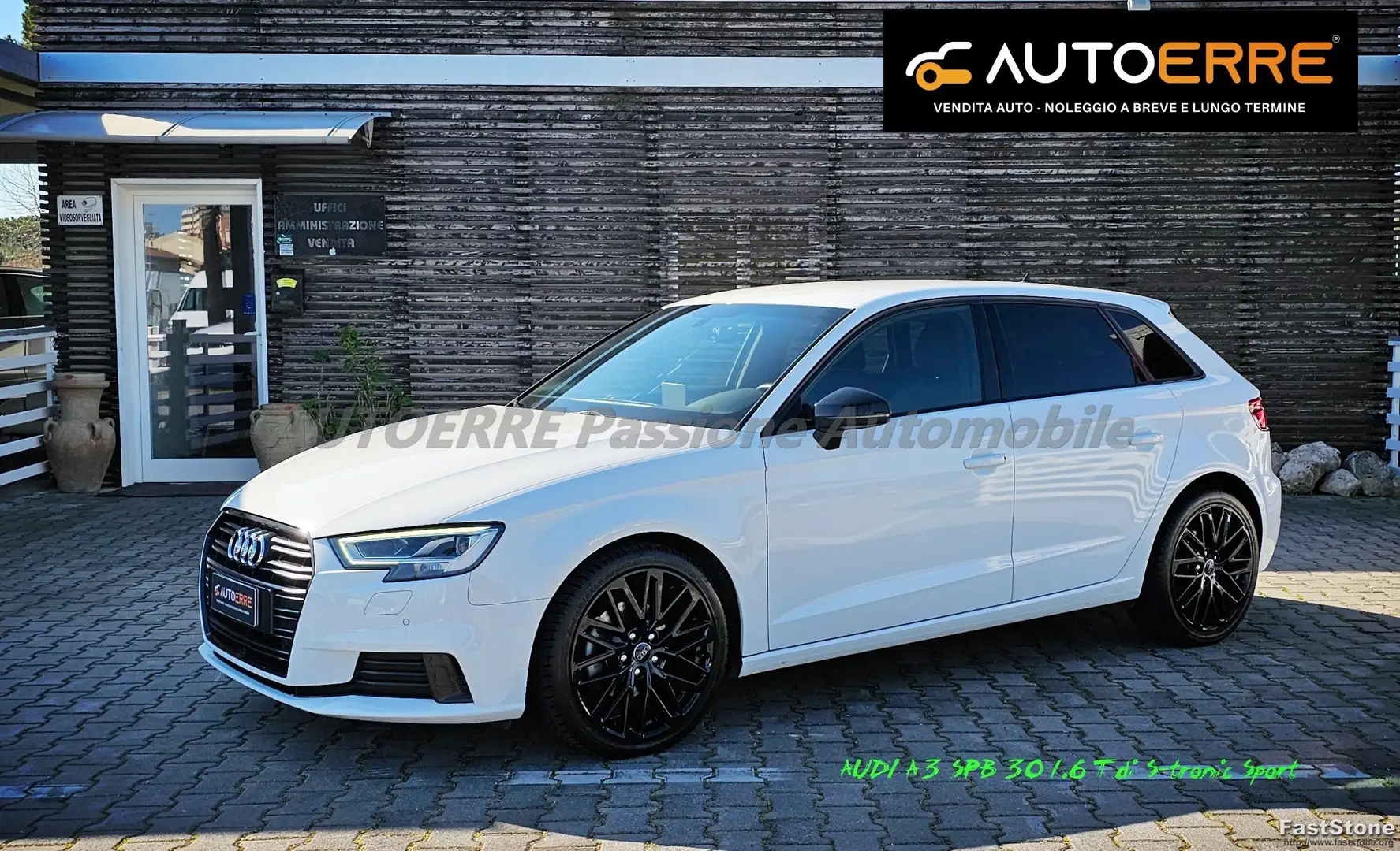 Audi A3 Sportback 30 1.6 Tdi Sport  S-tronic Bianco - 1