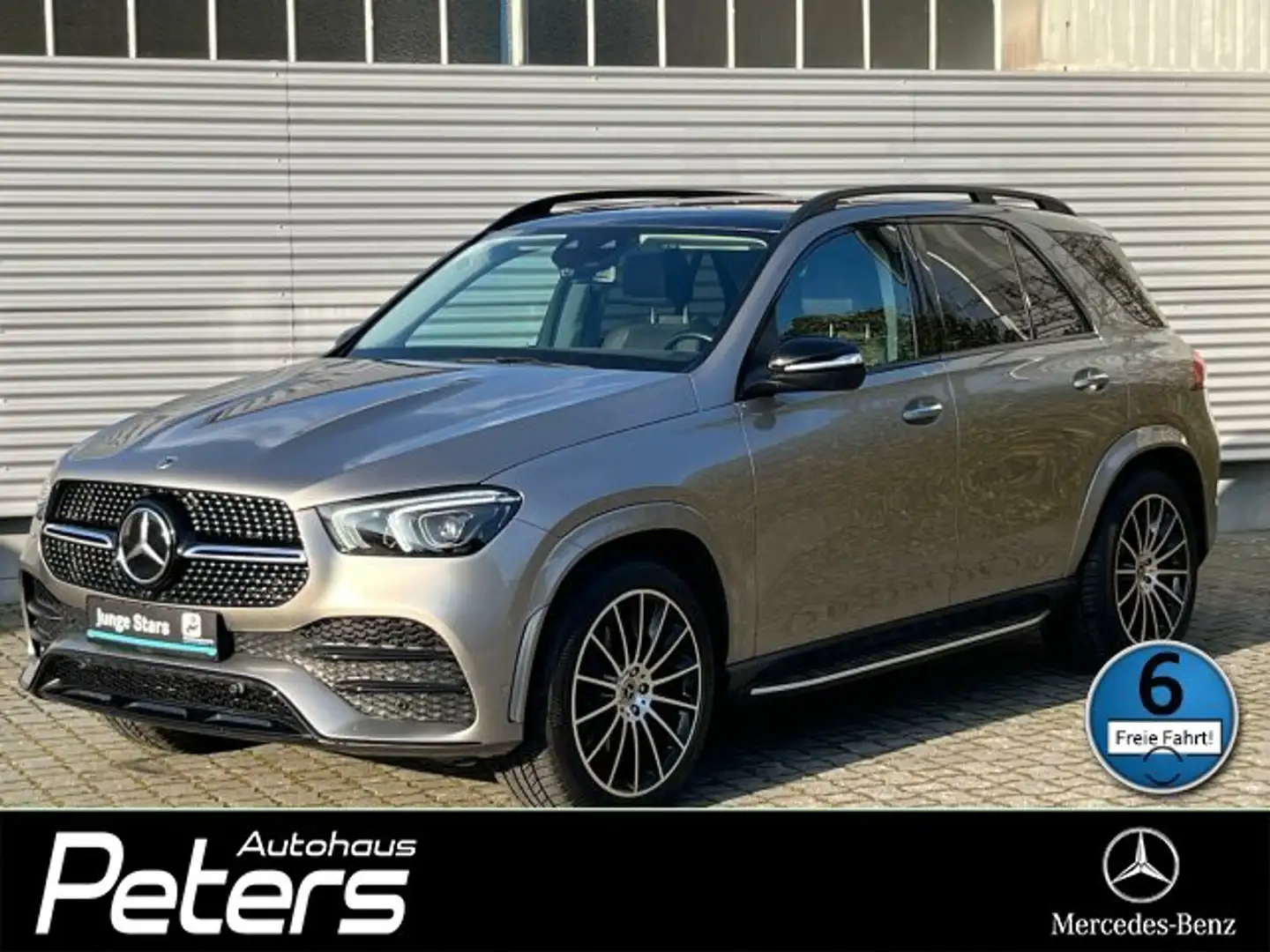 Mercedes-Benz GLE 400 GLE 400 d 4M AMG Night/Memory AHK/Pano/7-Sitzer BC Silber - 1