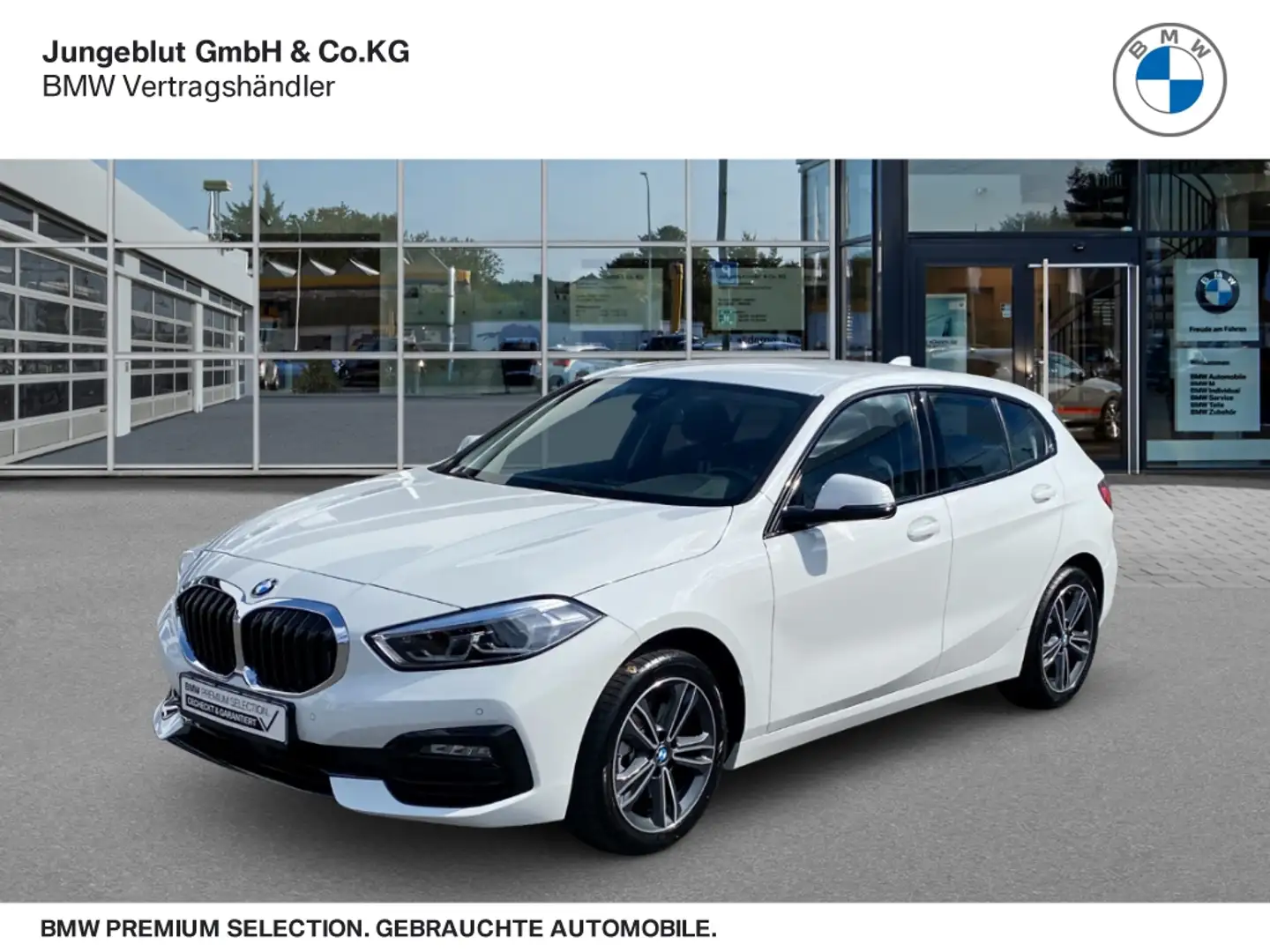 BMW 118 i Sport Line LiveCockpitPro/Adapt.LED-Scheinw./DAB Blanc - 1