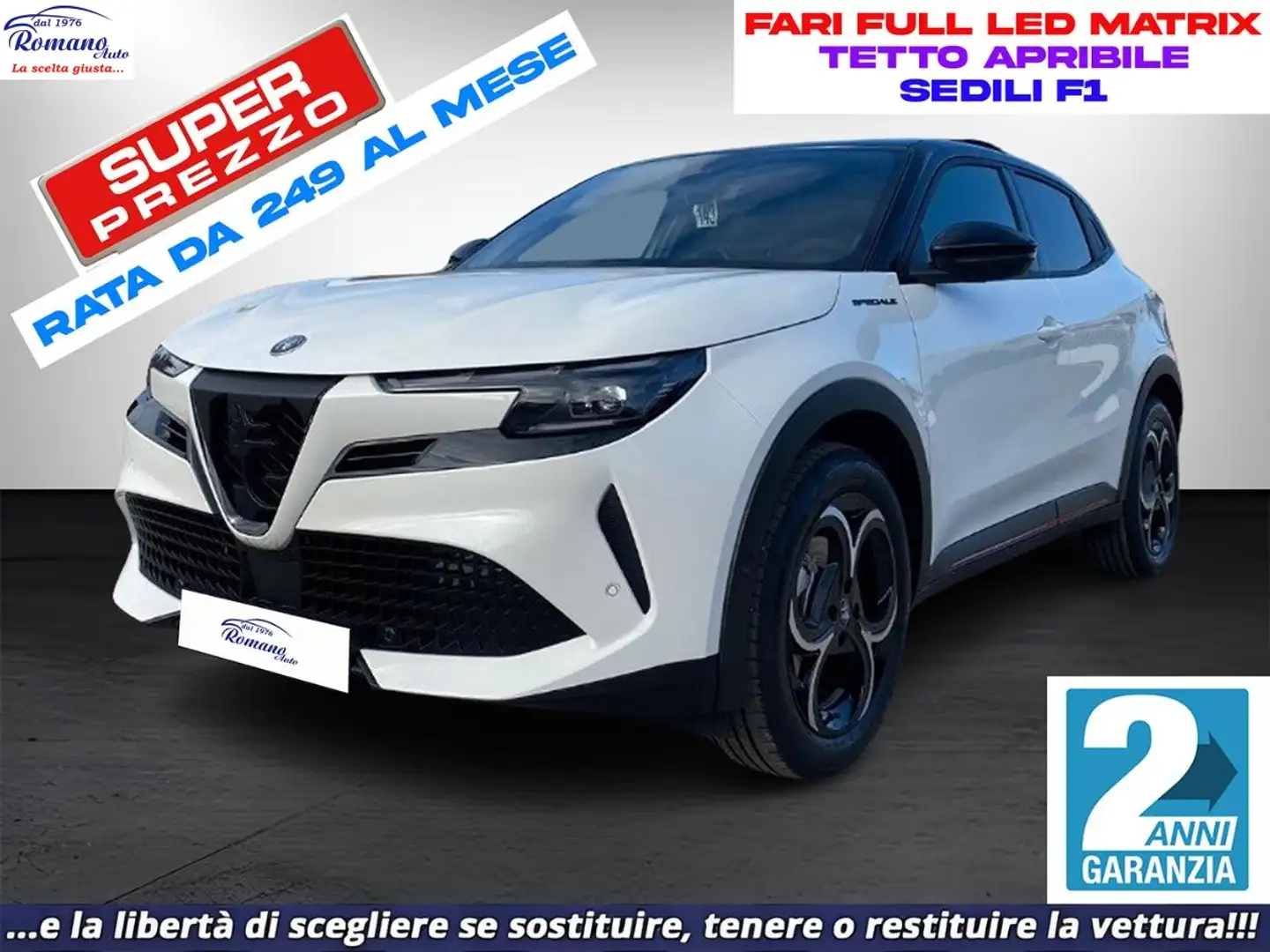 Alfa Romeo Junior 1.2 136 CV Hybrid eDCT6 Speciale Blanc - 1