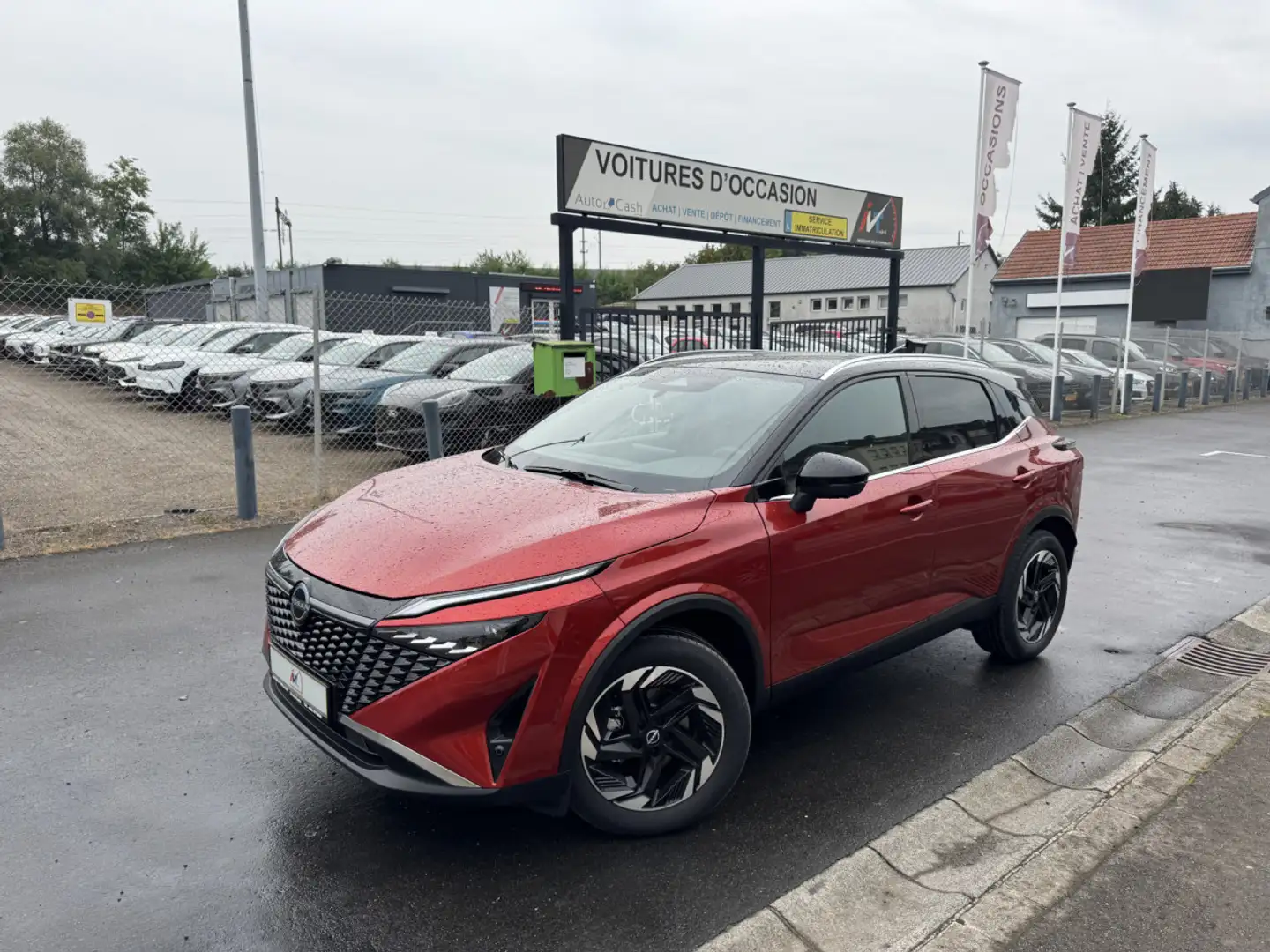 Nissan Qashqai N-Connecta 1.3 MHEV 158 X-tronic pack Hiver Rosso - 1