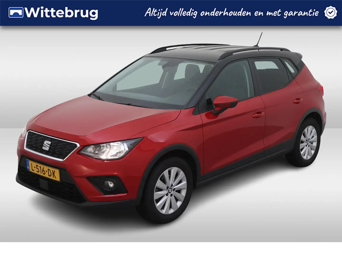 SEAT Arona 1.0 TSI 95PK Style Business Intense / CAMERA / NAV Rood - 1