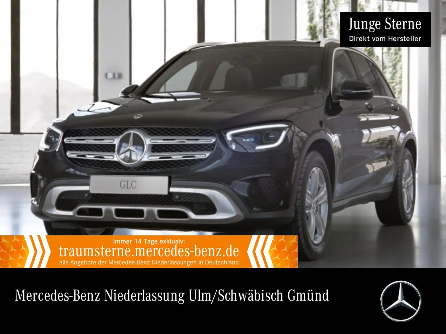 Mercedes-Benz GLC 300 e 4M PANO+AHK+MULTIBEAM+KAMERA+SPUR+TOTW Noir - 1
