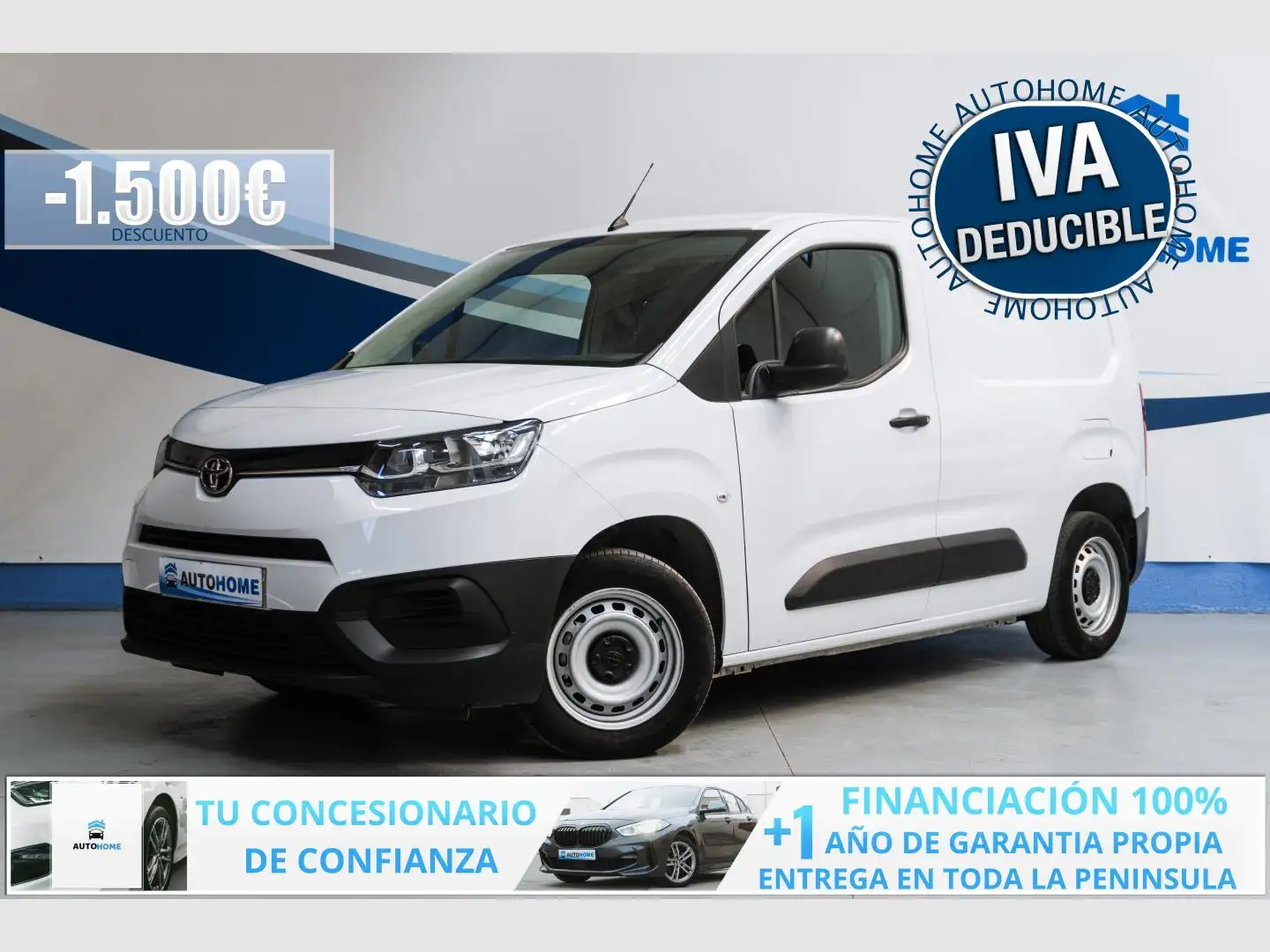 Toyota Proace City 1.5D 75kW (100CV) GX 650 Media Blanc - 1