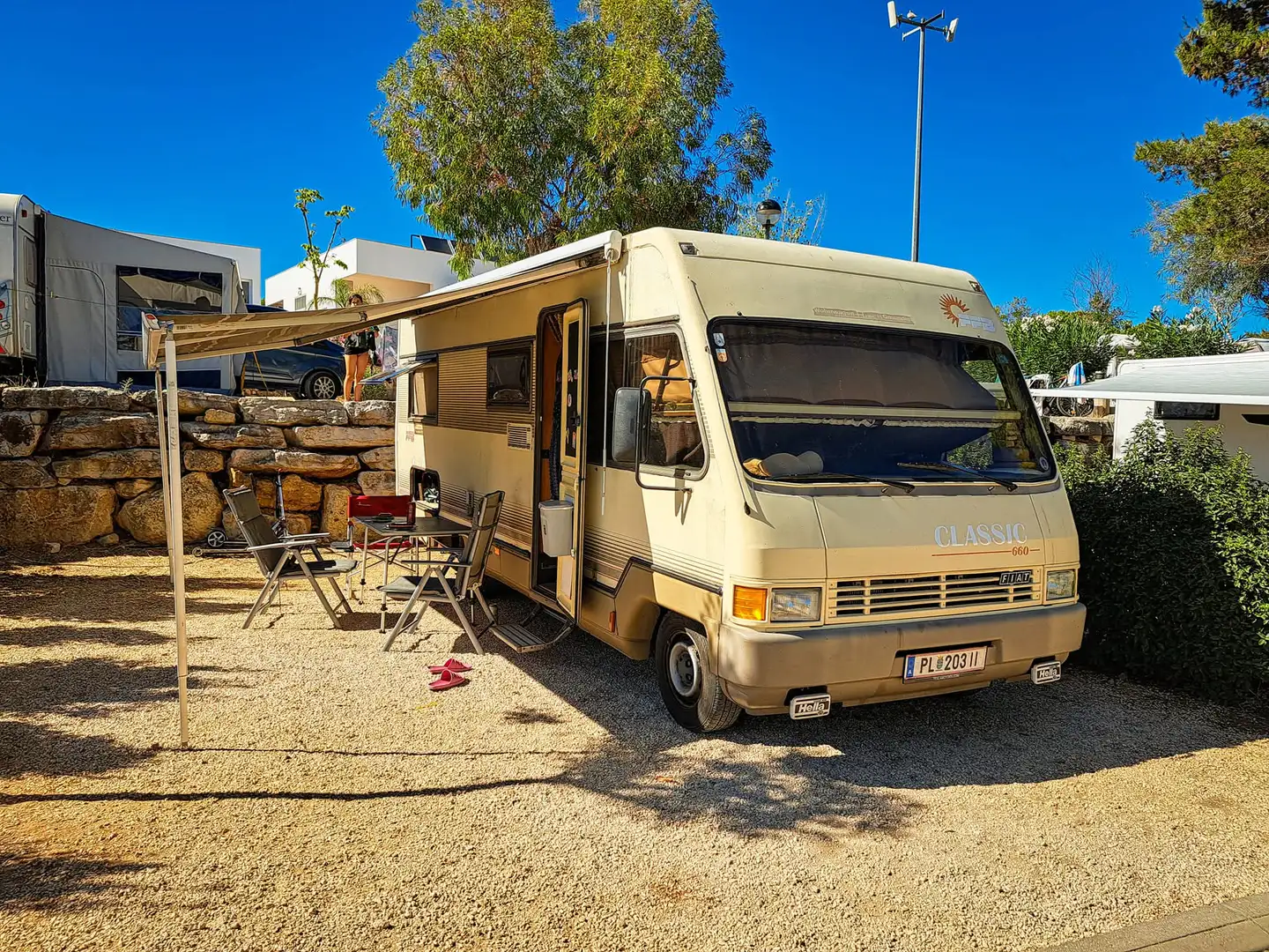 Fiat Ducato Tabbert 660 Wohnmobil Beige - 1