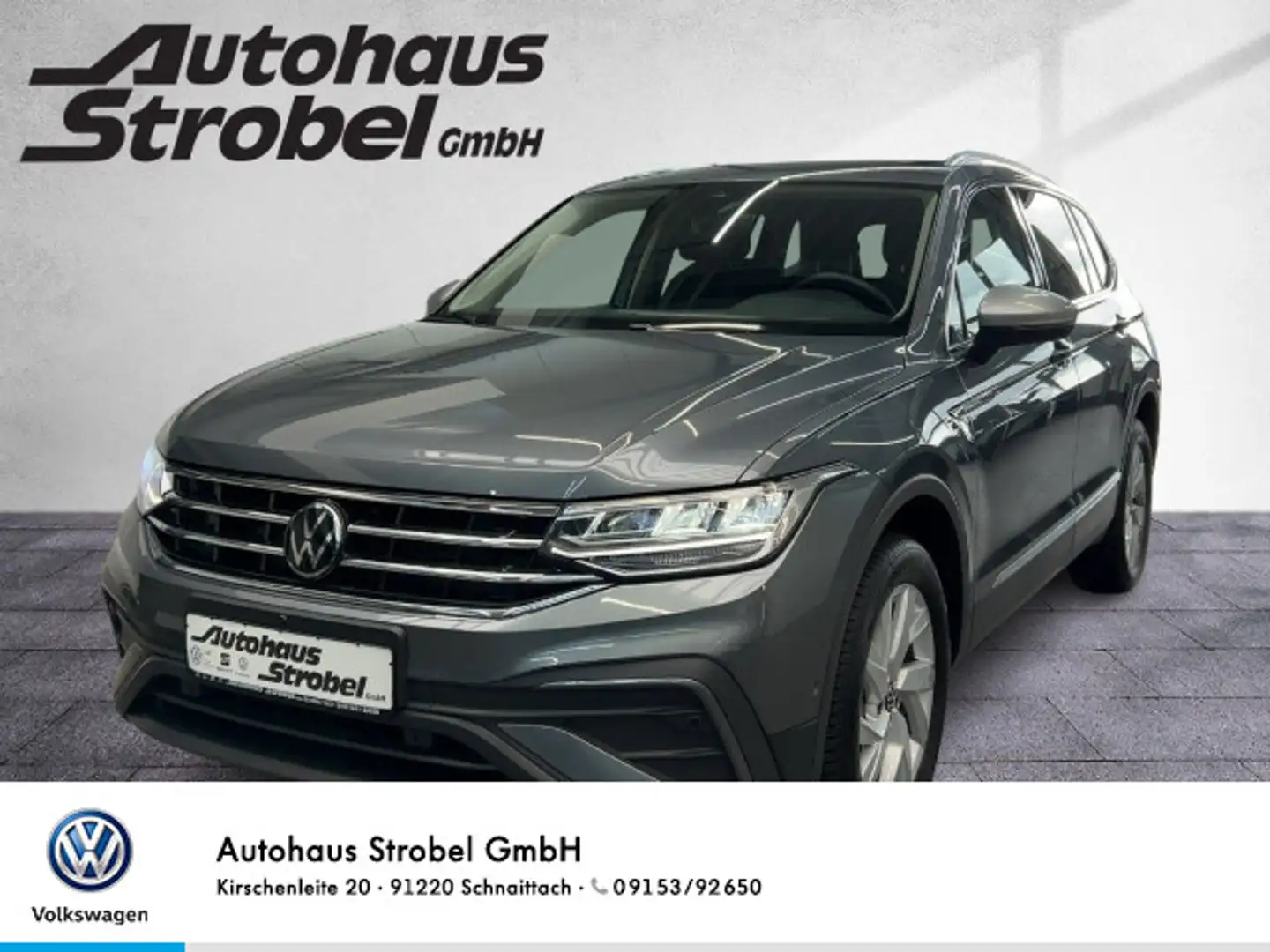 Volkswagen Tiguan Allspace 2.0 TSI DSG 4M Life ACC DCC LED Grau - 1