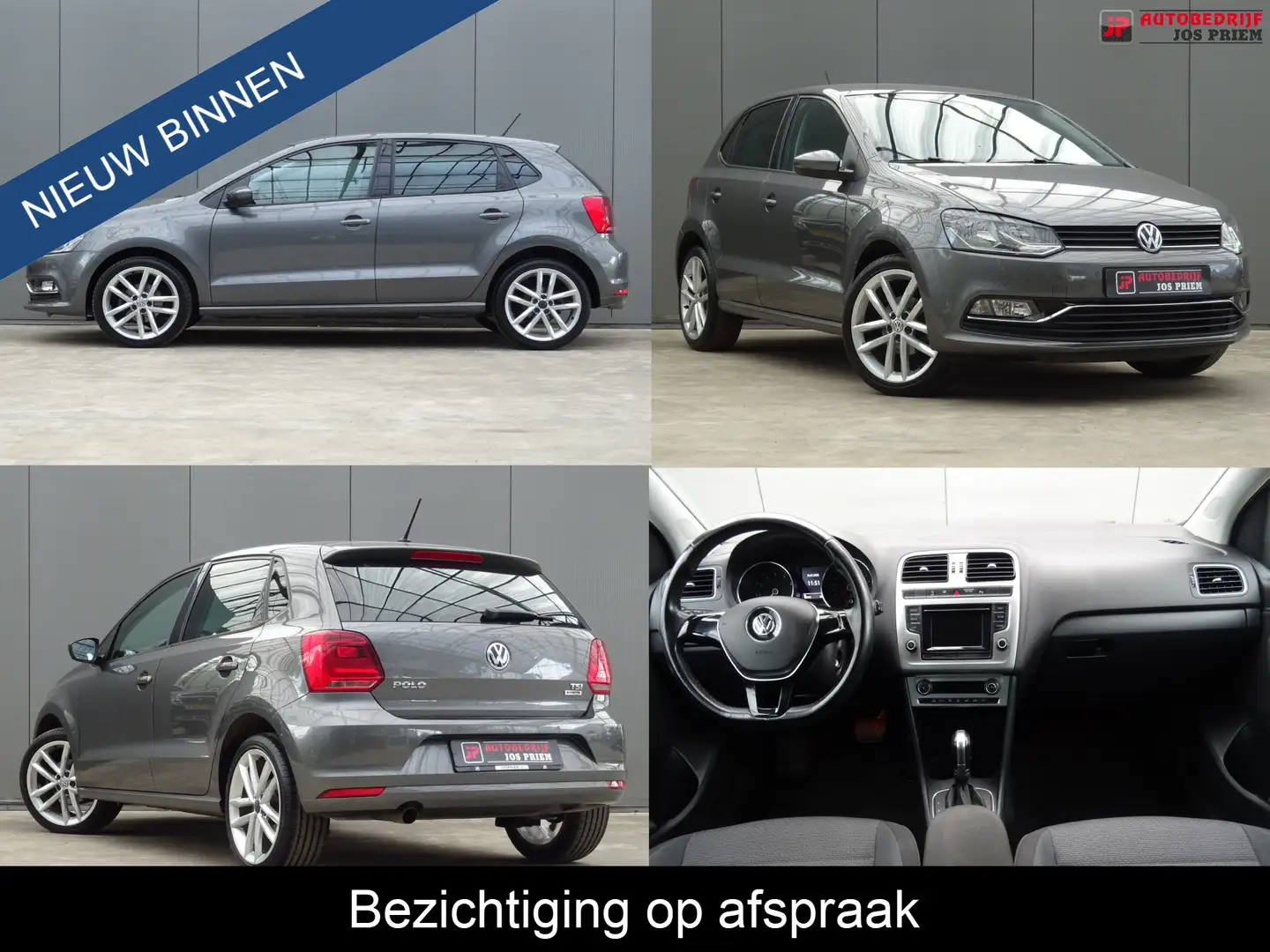 Volkswagen Polo 1.2 TSI Highline * ECC * PDC * AUTOMAAT !! Grijs - 1