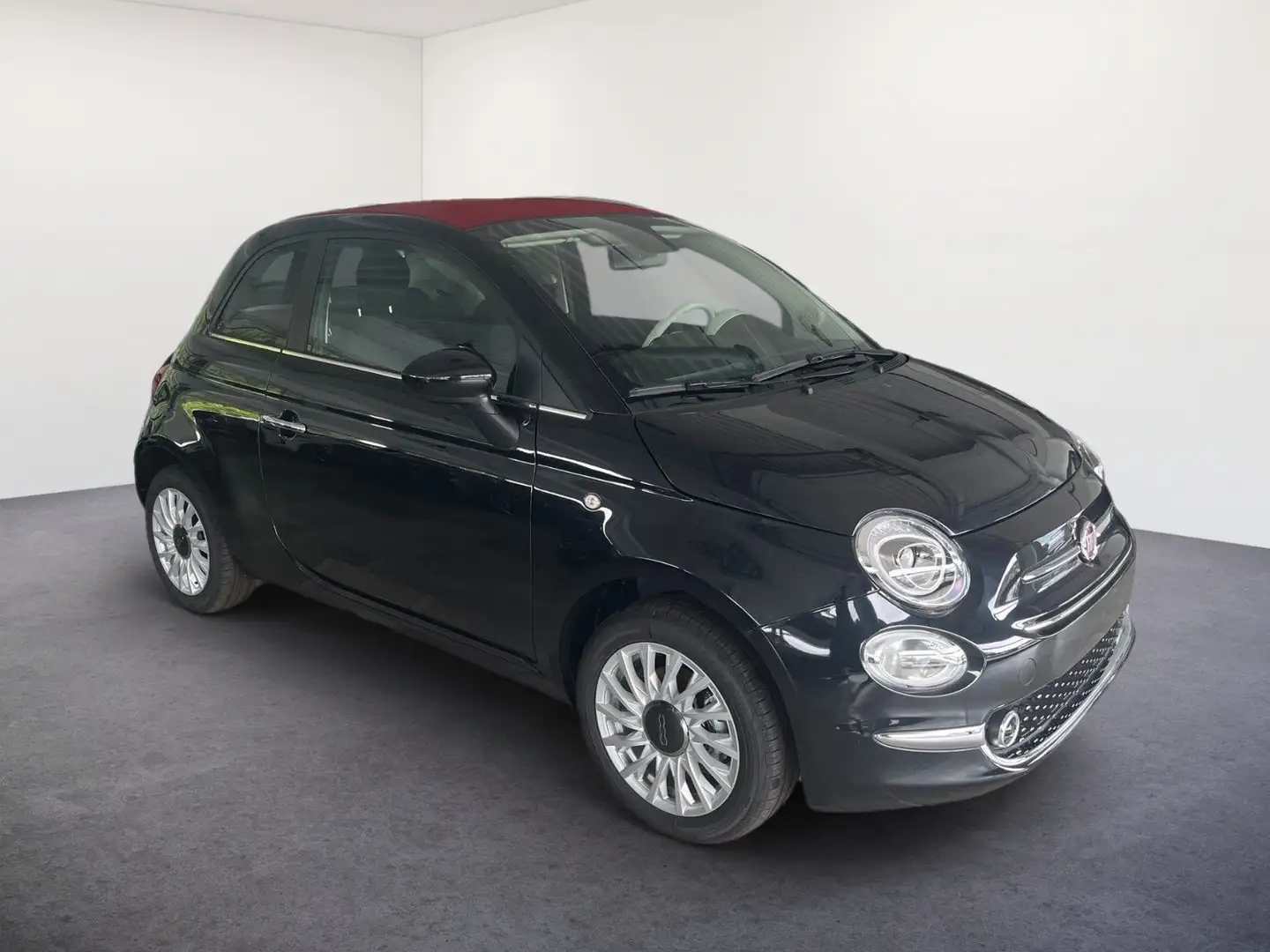 Fiat 500C 1.0 Cabrio DolceVita /KLIMA-AUT/NAV/TFT Schwarz - 2
