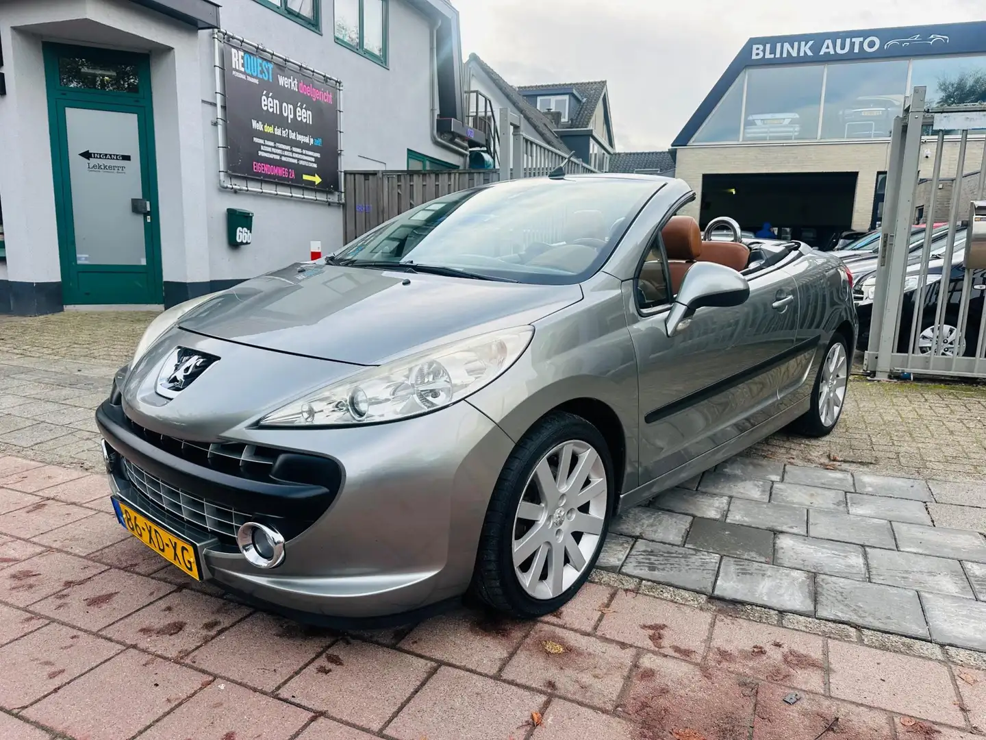 Peugeot 207 CC 1.6-16V T Féline Cabriolet Leder Apk Grijs - 1