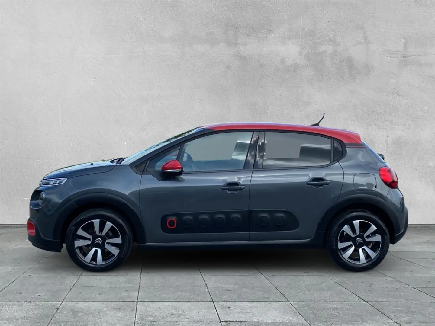 Citroen C3 Shine 1.2 PureTech LED+KLIMA+TEMPOMAT+PDC+USB Grau - 2