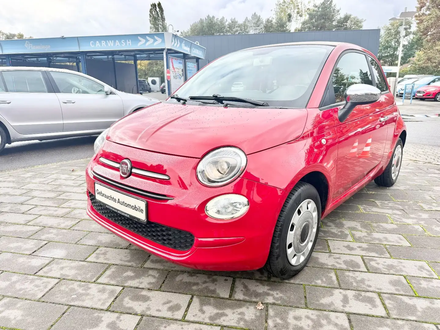 Fiat 500C Klima,PDC, Rot - 1
