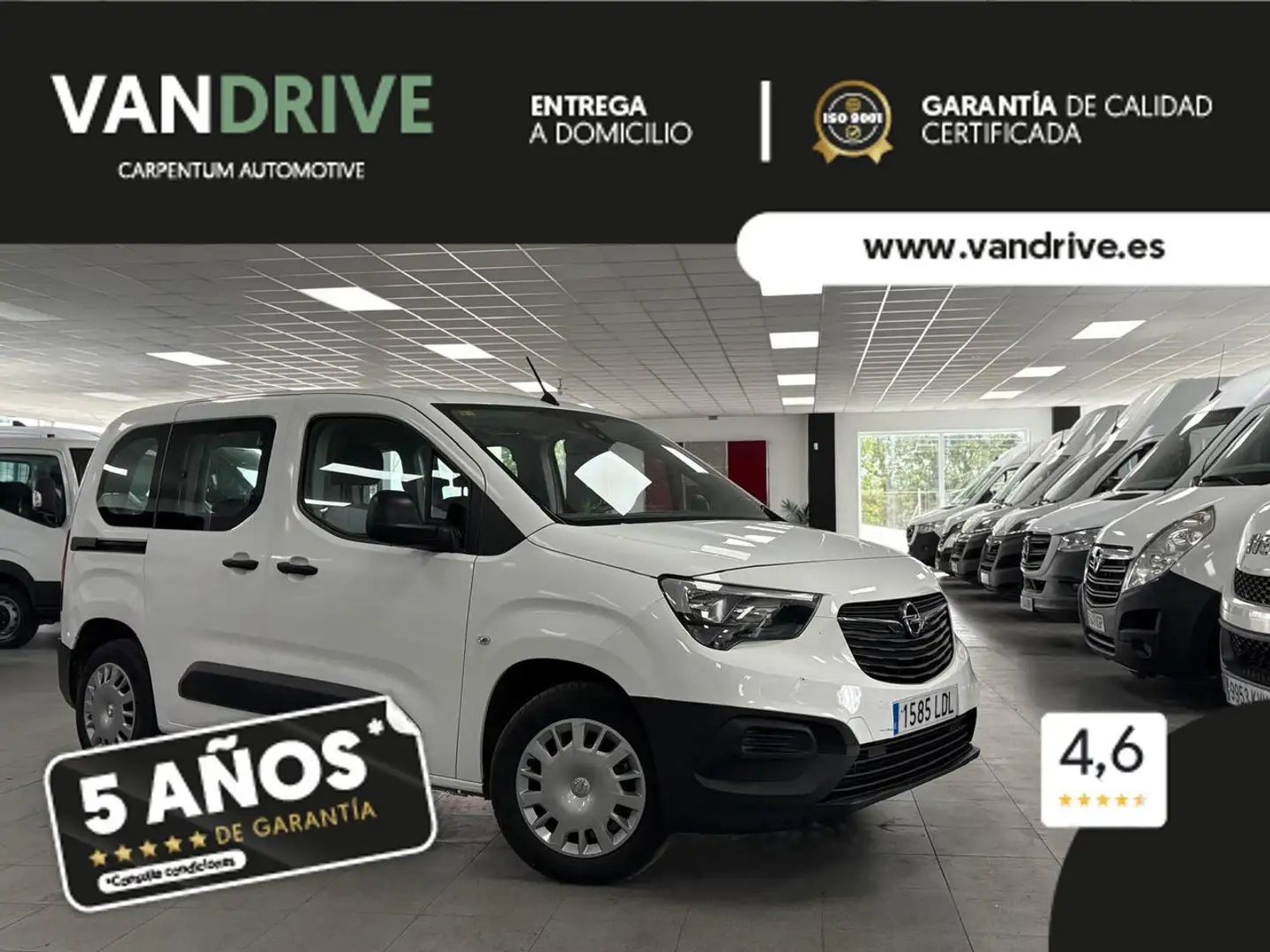 Opel Combo N1 LIFE 1.5 combi 5 Blanco - 1