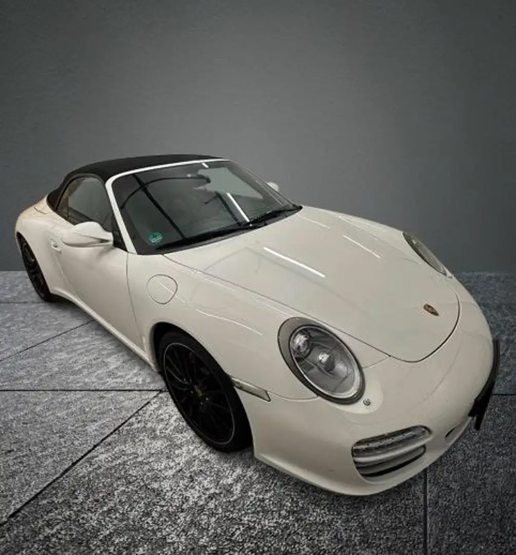 Porsche 997 911 997 Carrera 4S Cabriolet Bianco - 1