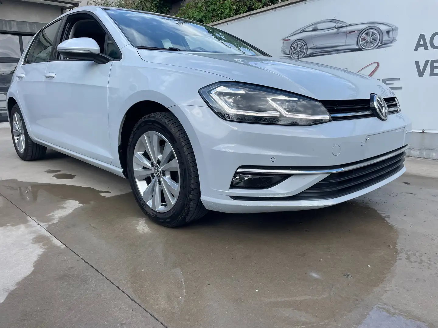 Volkswagen Golf Golf 1.0 TSI Highline Full Camera Cuir Clim Gps!! Argent - 1