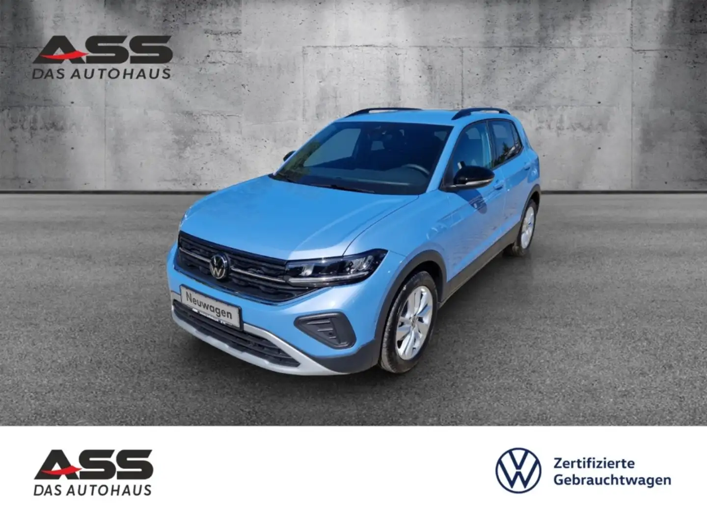 Volkswagen T-Cross Goal EU6e Life 1.0 l TSI OPF 85 kW (116 PS) 7-Gang Blau - 1
