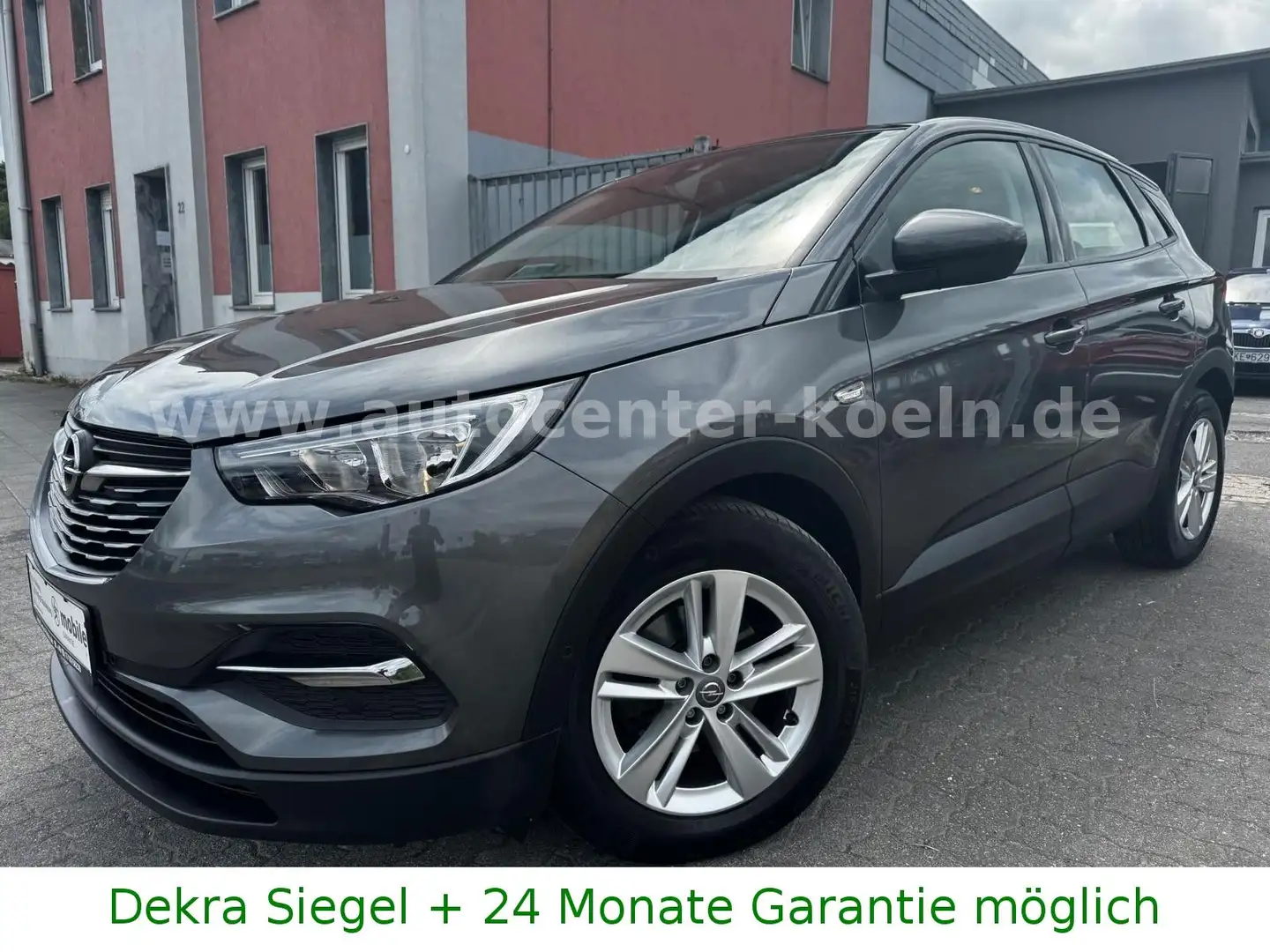 Opel Grandland X .Autom.Leder.Pano.Kamera.AHK.1-Hand Grau - 1