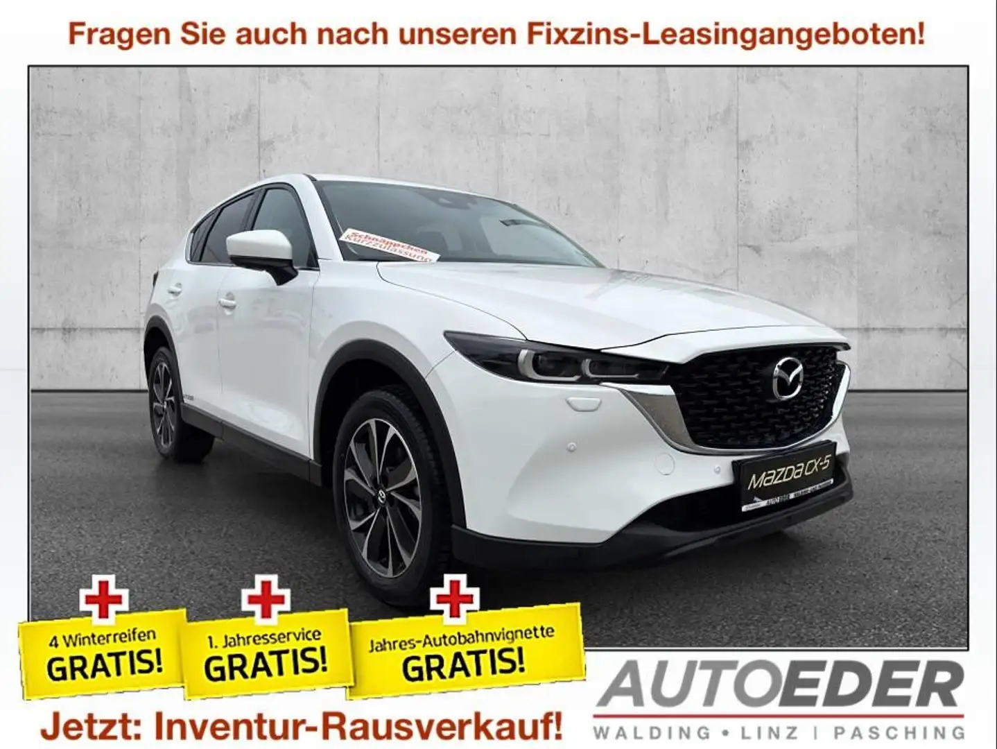 Mazda CX-5 CD150 Skyactiv D Advantage Weiß - 1