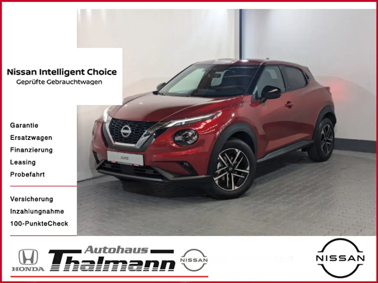 Nissan Juke 1.0 DIG-T  N-Connecta Winter Rouge - 1