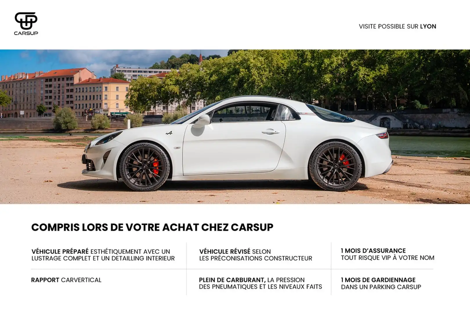 Alpine A110 S 1.8t 300ch modèle 2022 - Bien optionnée - Entretien récent - pneus neufs Weiß - 2