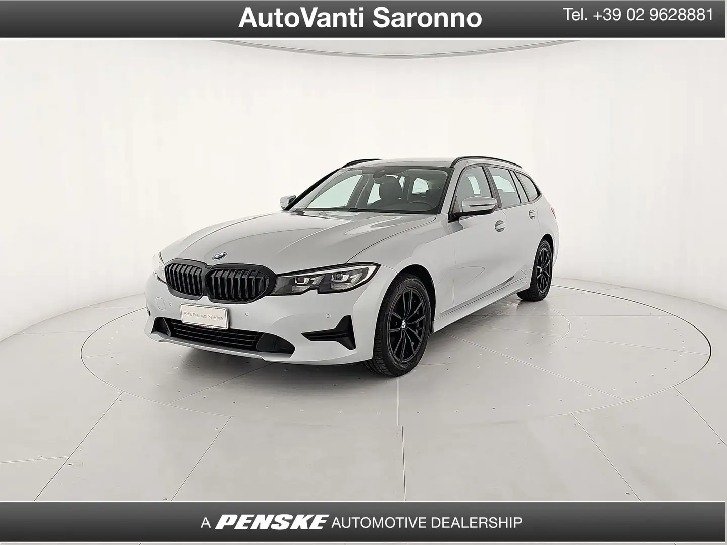 BMW 320 320d 48V Touring Business Advantage Argent - 1