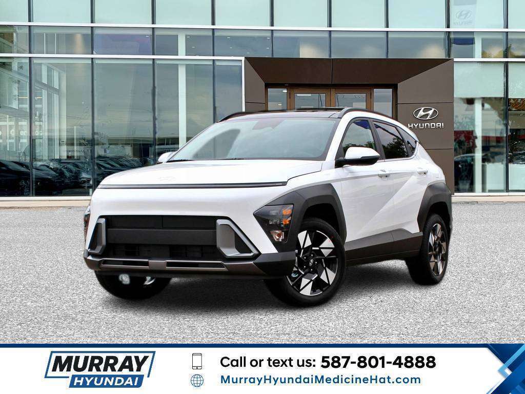 Atlas White 2027 Hyundai Kona SUV / Crossover All-Wheel Drive Automatic