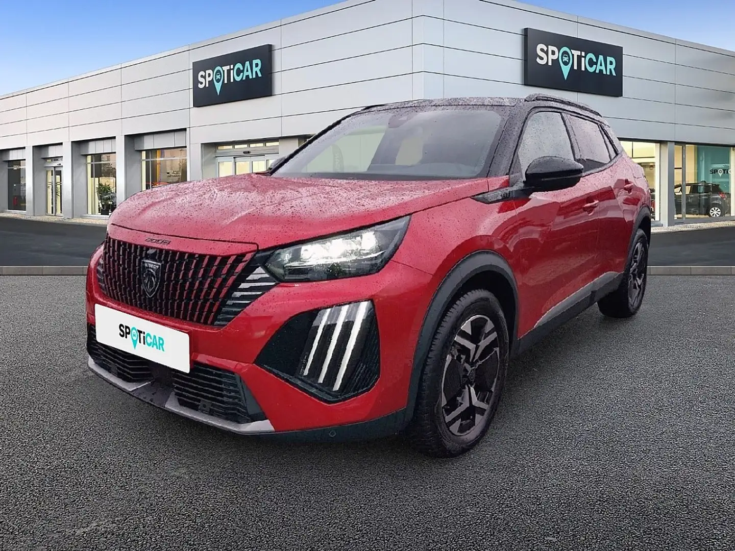 Peugeot 2008 Hybrid 136 e-DCS6 GT Rot - 1