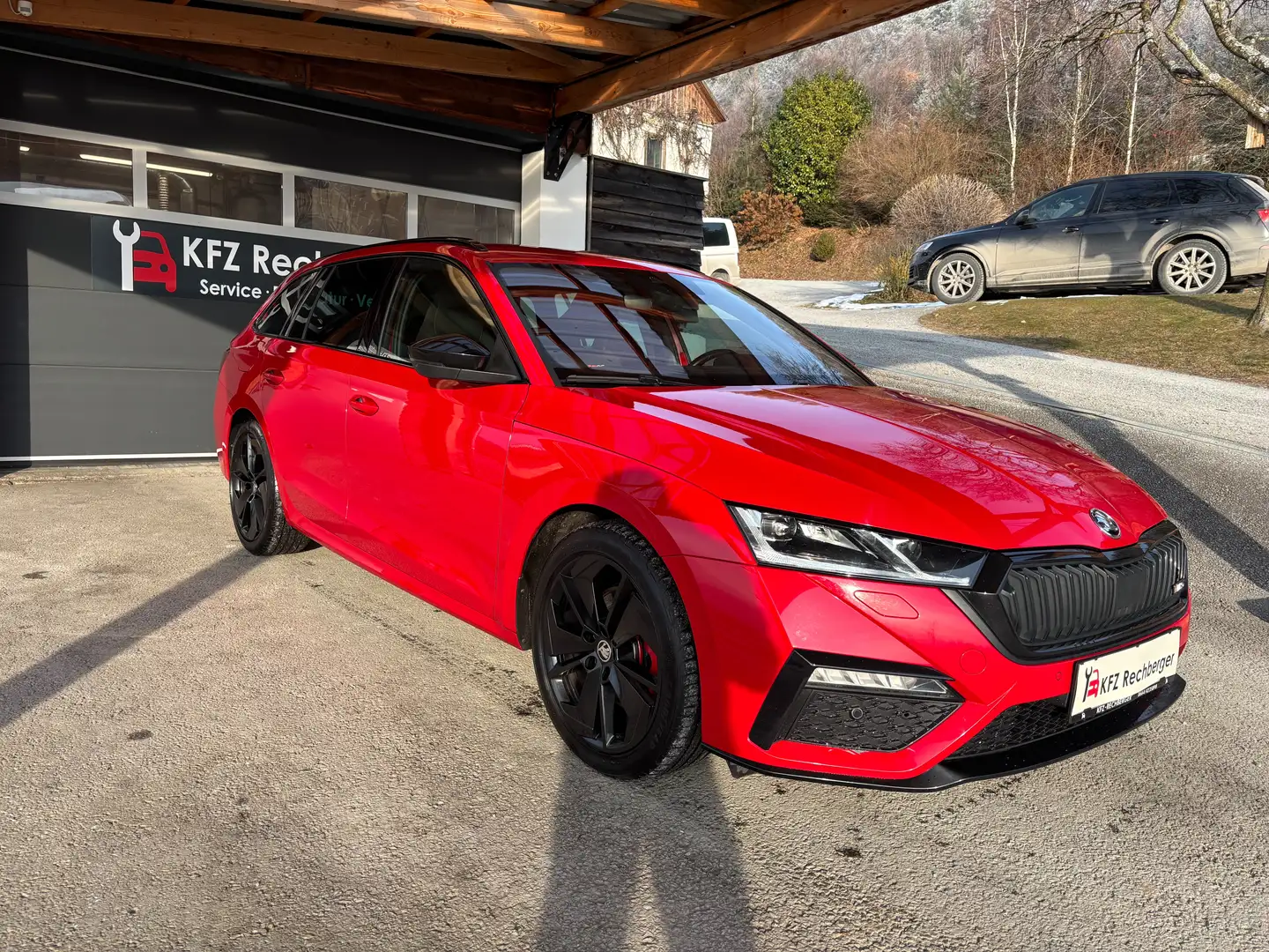 Skoda Octavia RS 4x4 MATRIX ANHÄNGEVORRICHTUNG MULTI SHZ VIR Rot - 1