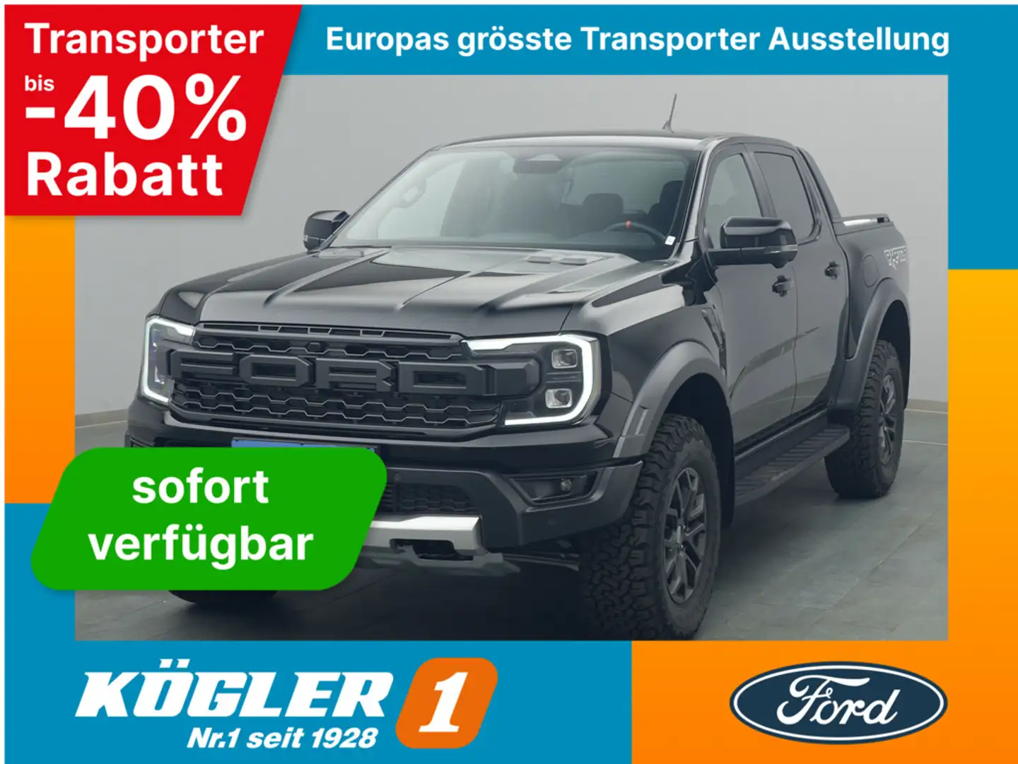 Ford Ranger RAPTOR Diesel/Techno-P./Raptor-P. Schwarz - 1