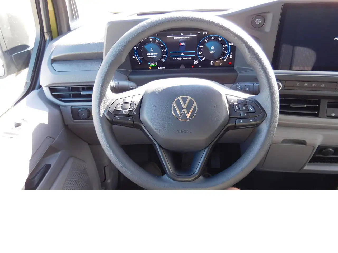 Volkswagen T7 Transporter Elektro 1-Gang 3 Sitze Navi Klima, миниатюра 13
