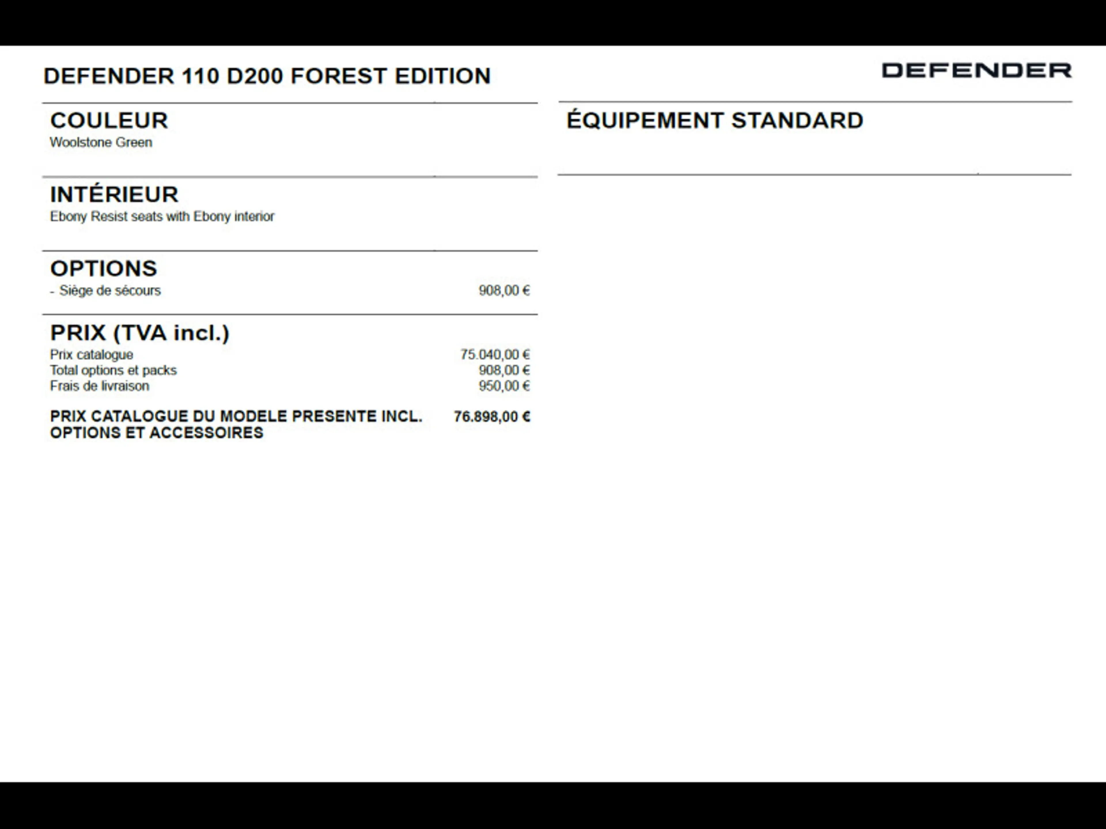 Land Rover Defender 110 D200 S Forest Edition — photo 8