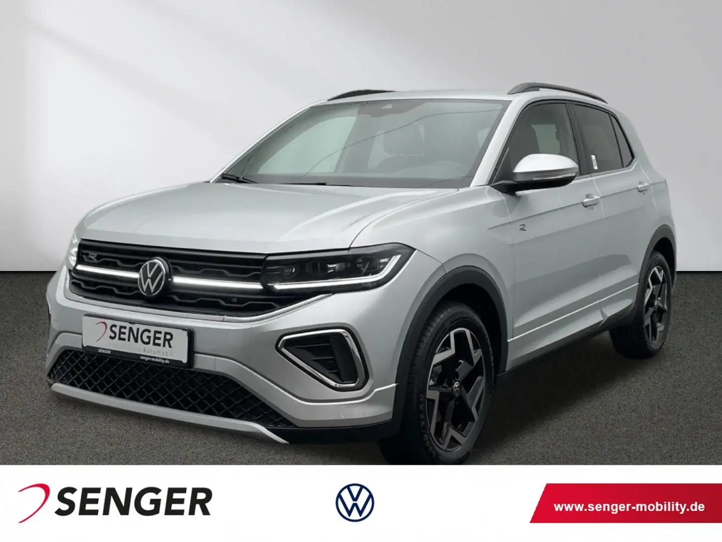 Volkswagen T-Cross 1.0 TSI R-Line DSG Kamera Navi Matrix Argent - 1