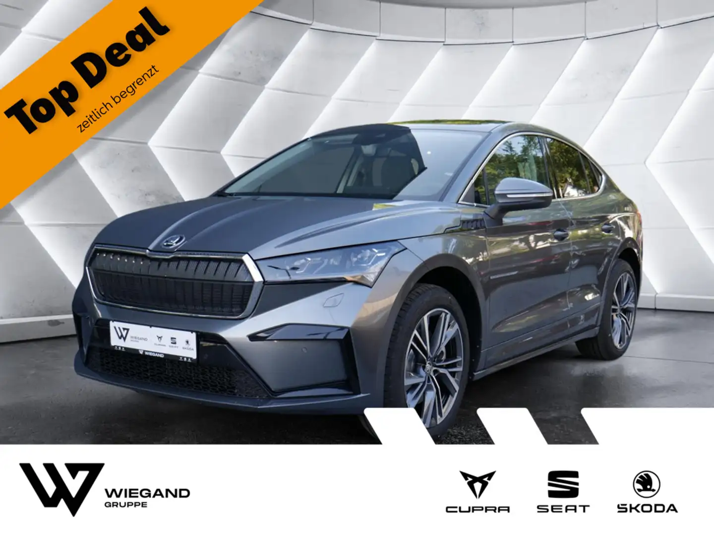 Skoda Enyaq Coupé 85x KEYLESS MEMORY KAMERA NAVI Grau - 1