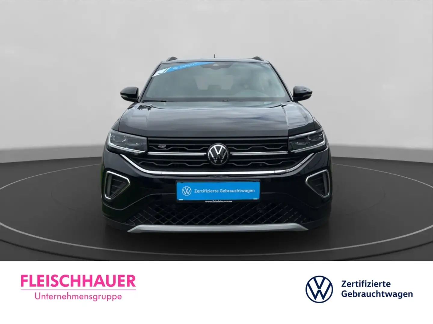 Volkswagen T-Cross TSI R-Line 1.5 DSG+SHZ+ACC+AHK+LED+DAB Schwarz - 2