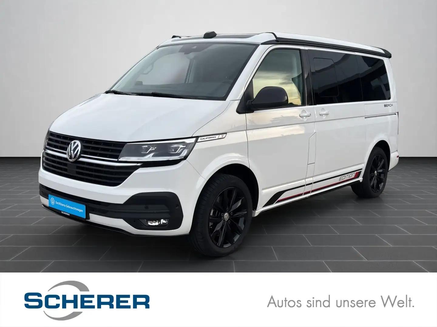 Volkswagen T6.1 California 2.0 TDI Beach Edition DSG AHK RF Weiß - 1