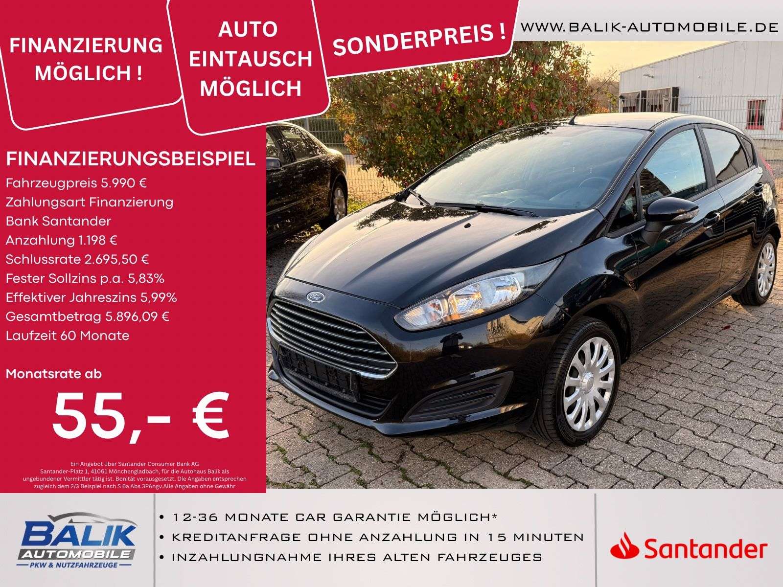 Second hand Ford Fiesta 1.0