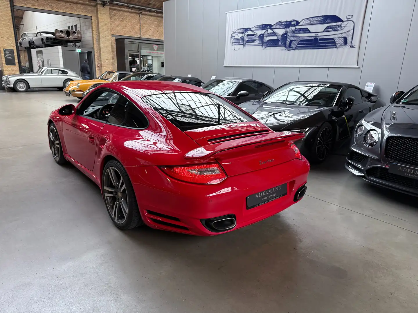 Porsche 997 911 Turbo PDK Roşu - 2