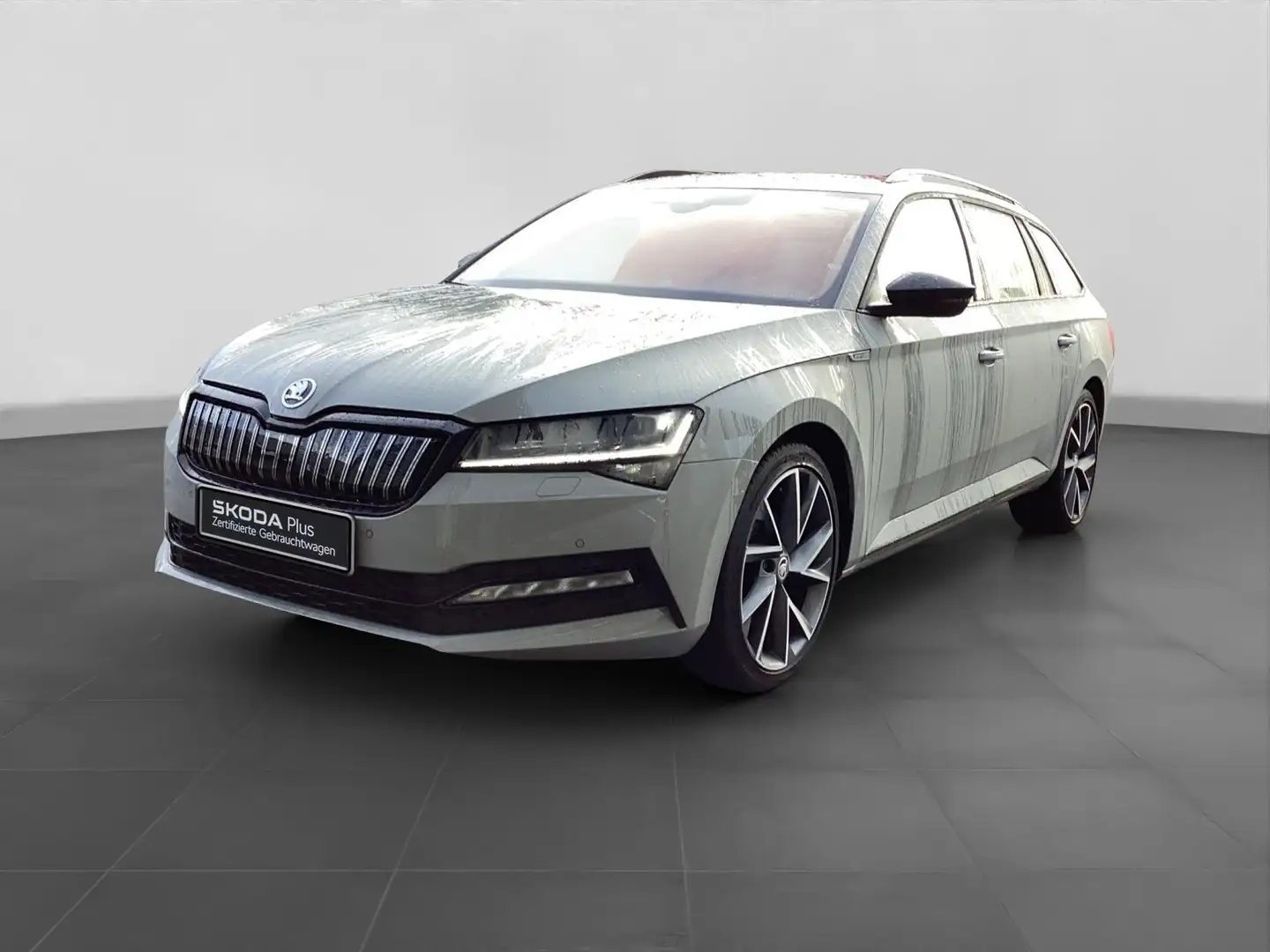Skoda Superb Combi iV SPORTLINE LM19 AHK CANTON STANDH Grau - 2