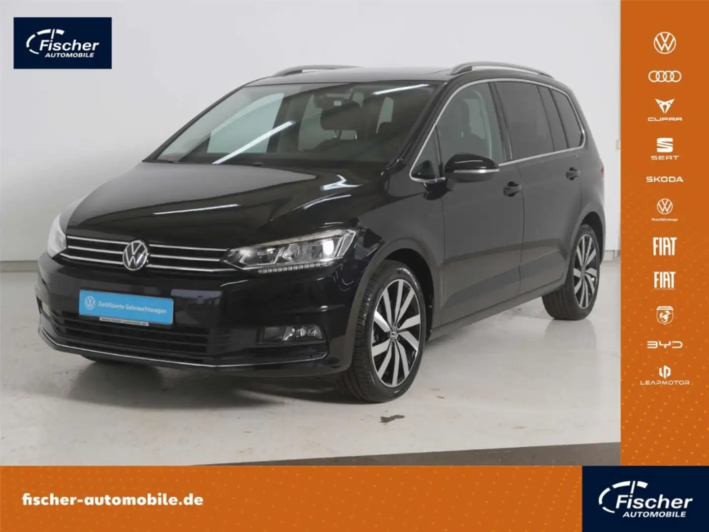Volkswagen Touran 1.5 TSI Highline 6-Gg. NAV/LED/RFK/ACC/SH Schwarz - 1