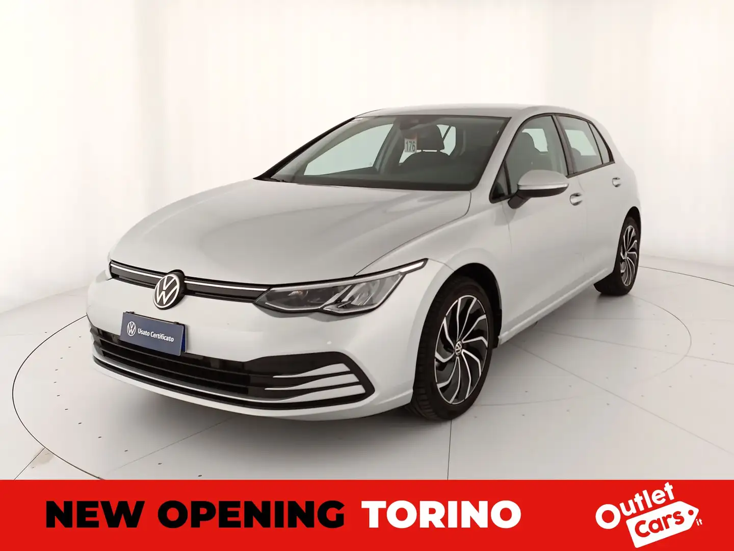 Volkswagen Golf 2.0 tdi life 115cv Gris - 1